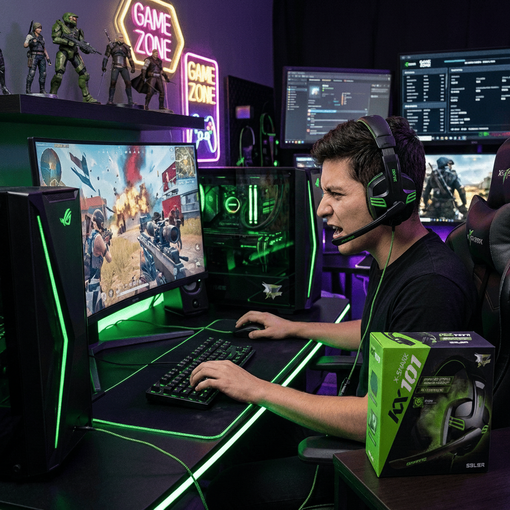 Audífonos Gamer X-Shark KX-101 con Micrófono | Calidad y Confort