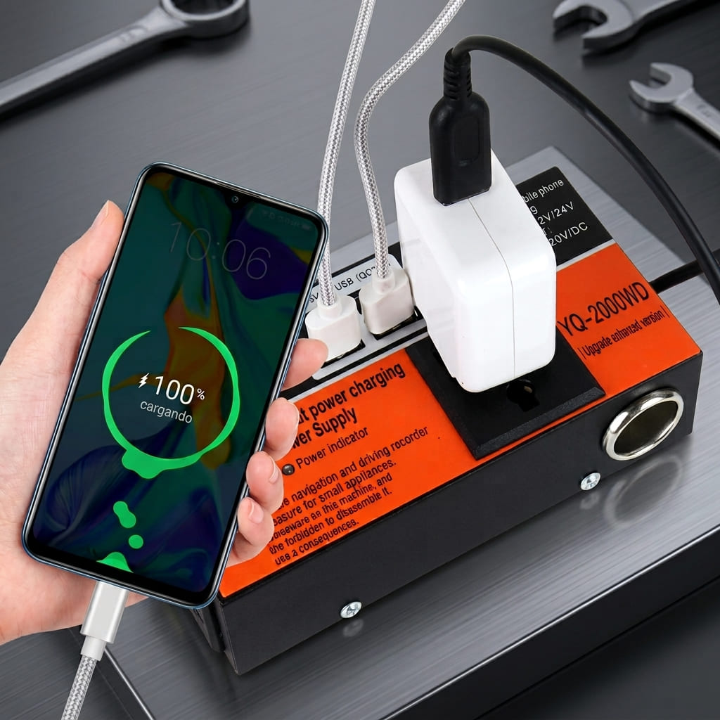 Inversor de Voltaje YQ-2000WD 200W