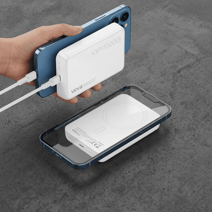 Batería magnética inalámbrica VIDVIE 10,000 mAh