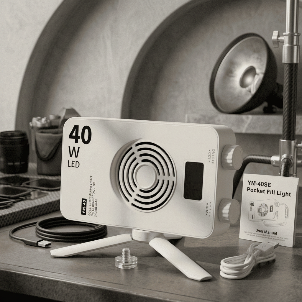 Panel De Luz Portátil 40w Para Videos Y Fotografías