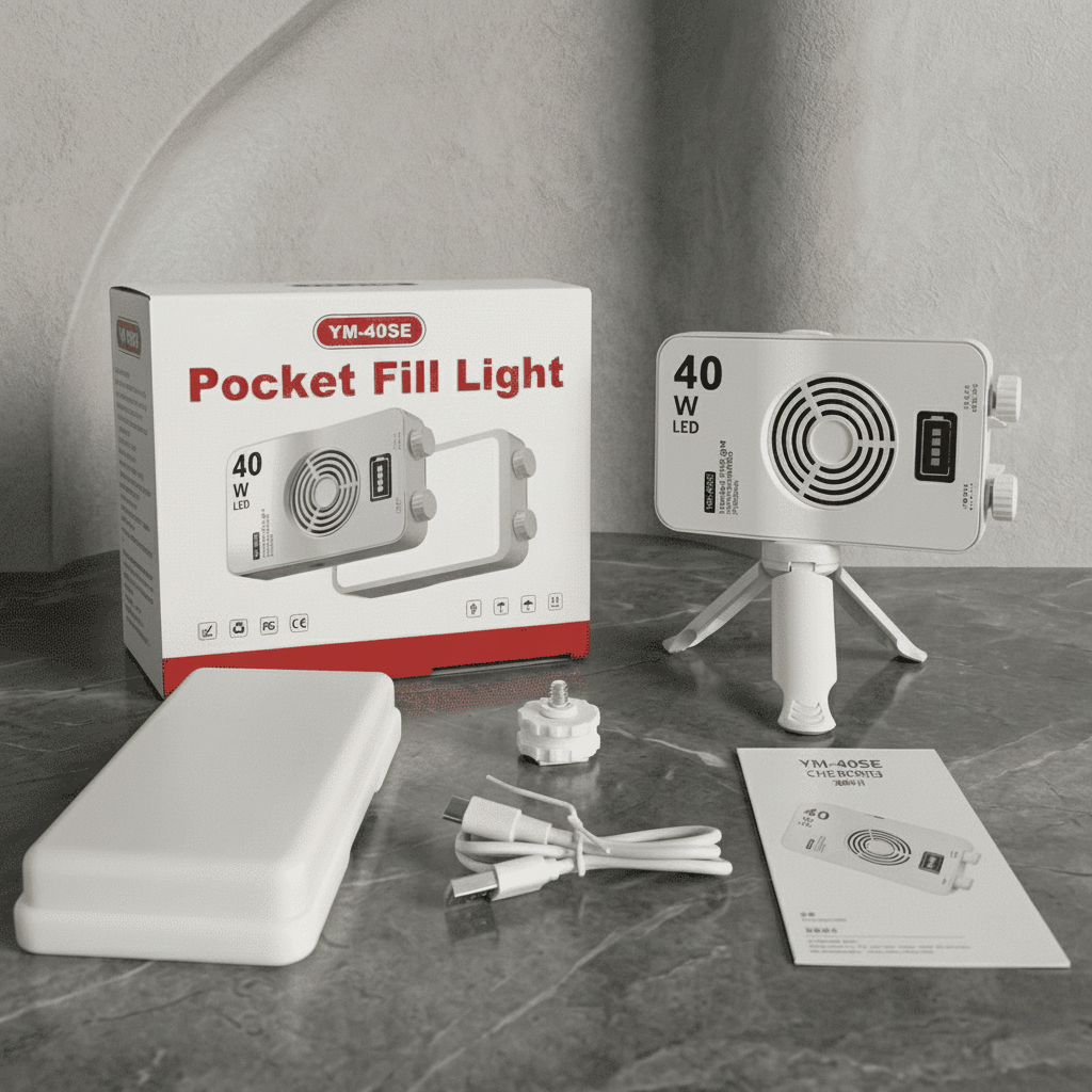 Panel De Luz Portátil 40w Para Videos Y Fotografías